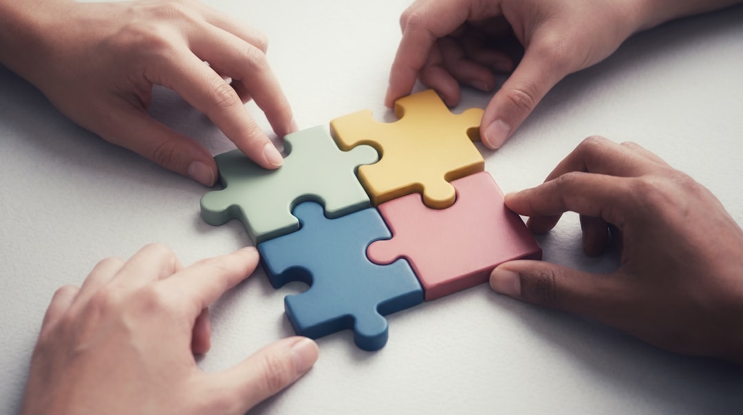 Puzzle pieces representing trademark problem-solving